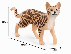 Figurina Bengalina Schleich Farm World 13918, 2 x 9 x 5 cm, Detaliu Realist - Img 7