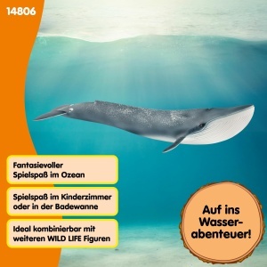 Figurina Blauwal Schleich 14806 27 x 10 x 6 cm Detalii realiste - Img 5