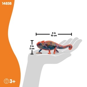 Figurina Chamaleon Schleich WILD Life 14858, Detaliu Autentic, 10 x 3 x 5 cm - Img 7