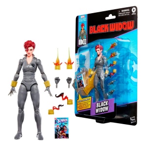 Figurina de actiune Marvel Legends Black Widow, 15 cm, design premium, 7 accesorii - Img 3