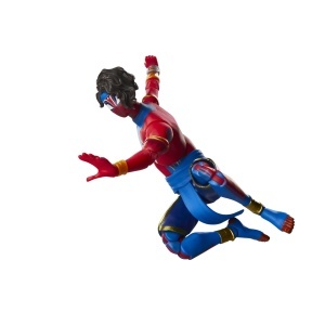 Figurina de colectie Marvel Legends Pavitr Prabhakar, 15 cm, rosu si albastru - Img 7