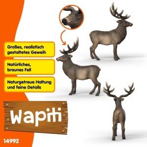 Figurina de colectie Schleich Cerb American 14992 11 x 6 x 11 cm - Img 3
