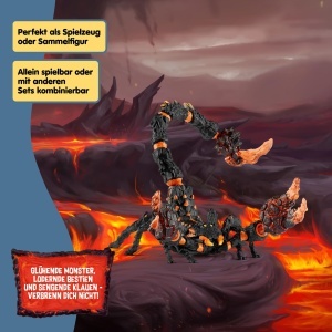 Figurina de colectie Schleich Lavaskorpion 70142, 21 x 14 x 14 cm, pentru copii de la 7 ani - Img 6