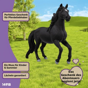Figurina de joc Lusitano Hengst Schleich 14918, 13 x 4 x 11 cm, detalii realiste - Img 6