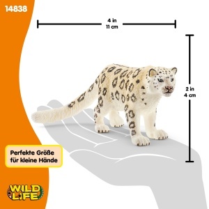 Figurina de jucarie Schneeleopard Schleich, 10 x 5 x 4 cm, pentru copii de la 3 ani - Img 5