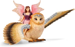 Figurina Elfa cu Bufnita Stralucitoare Schleich BAYALA 4 Piese Pentru copii de la 5 ani - Img 8