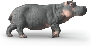 Figurina Flusspferd Schleich 14938 13 x 5 x 6 cm pentru copii de la 3 ani - Img 7