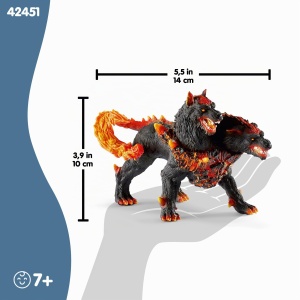 Figurina Hollenhund Schleich 14 x 7 x 10 cm pentru copii de la 7 ani - Img 5