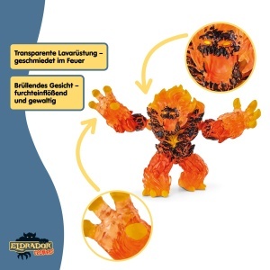 Figurina Lavademon Schleich ELDRADOR 70145, 23 x 8 x 14 cm, cu detalii colorate - Img 3