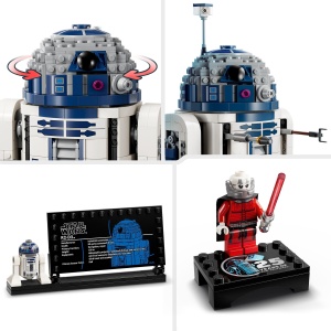 Figurina LEGO Star Wars 75379 R2-D2, 1050 piese, cu Darth Malak, pentru copii si adulti - Img 4