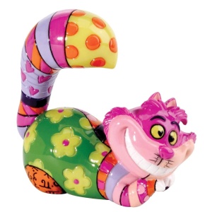 Figurina Mini Cheshire Cat Disney Britto, 7 cm, din rasina, finisaj lucios