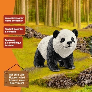 Figurina panda mare de jucarie Schleich 14886, 6 x 3 x 3 cm, pentru copii de la 3 ani - Img 6