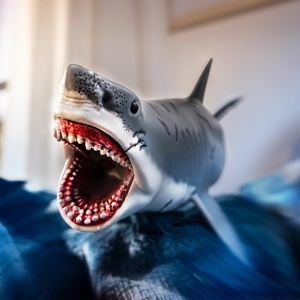 Figurina preistorica Schleich Megalodon, 28 x 11 x 12 cm, detaliata, pentru copii 3 - Img 7