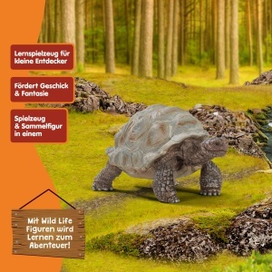 Figurina Razboinica din Plastic Schleich WILD LIFE - Broasca testoasa uriasa, 8 x 4 x 4 cm - Img 6