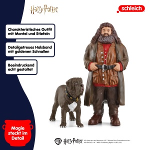 Figurina Rubeus Hagrid si Fang Schleich 42638 Detalii realiste Cadou ideal - Img 3