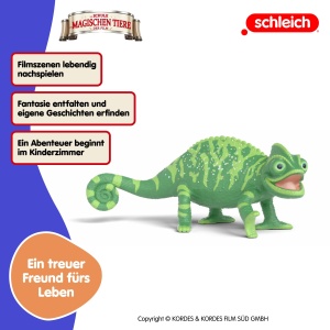 Figurina Schleich Caspar 14911 10 x 5 x 6 cm Chamaleon stralucitor - Img 2