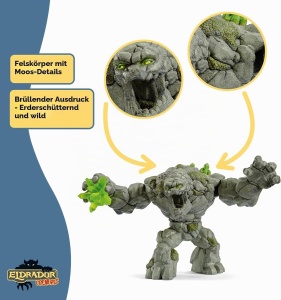 Figurina Schleich ELDRADOR Steinmonster, 20 x 9 x 12 cm, pentru copii de la 7 ani - Img 5