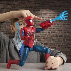 Figurina Spider-Man Titan Serie Hasbro, 29,2 cm, cu accesorii - Img 10
