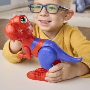 Figurina Spidey-Rex Marvel, 22,8 cm, Culoare Rosie, Pentru Copii 3 - Img 9