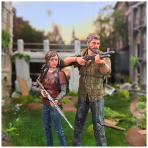 Figurine Action PlayStation Joel si Ellie, 15.2 cm, 19 accesorii - Img 7