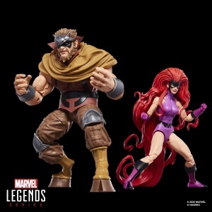 Figurine de Actiune Marvel Legends Medusa si Gorgon, 15 cm, 6 Accesorii - Img 5
