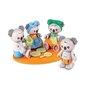 Figurine Hape Green Planet Explorers Elefantenfamilie Set 4 Elefanti Materiale Ecologice