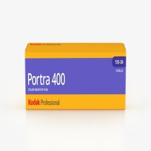 Film negativ Kodak Portra 400, 35 mm, 36 expuneri, pachet de 5 role