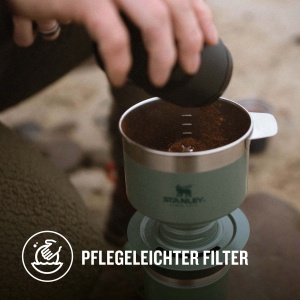 Filtru cafea reutilizabil Stanley 1913 Perfect Brew, 600 ml, otel inoxidabil, verde - Img 6