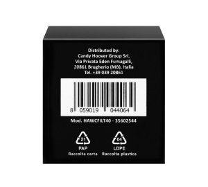 Filtru cu carbon activ Haier HAWCFILT40 pentru vin, negru, original - Img 3