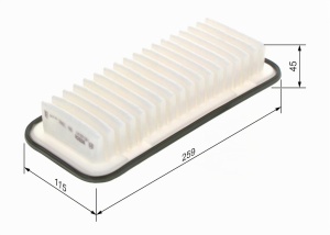 Filtru de aer BOSCH 1457433971, compatibil cu mai multe modele, rezistent la umiditate - Img 3