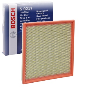 Filtru de aer Bosch S0217 pentru masini - rezistenta la umiditate, dimensiuni 267x261x38.5 mm