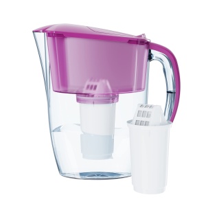 Filtru de apa AQUAPHOR Smile Cyclamen, 2.9L, design compact, include 1 cartus A5 - Img 4