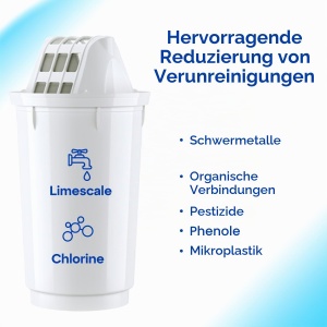 Filtru de apa AQUAPHOR Smile Cyclamen, 2.9l, reduce calcar si clor - Img 7