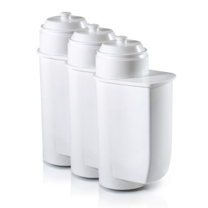 Filtru de apa Bosch TCZ7033, set 3 bucati, reduce calcarul, pentru espressoare automate Vero, alb