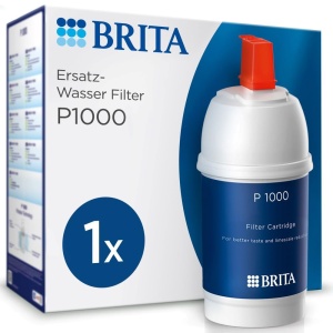 Filtru de apa BRITA P1000 pentru robinete cu filtru de calcar, 1200l