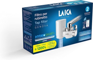 Filtru de apa LAICA Genova HYDROSMART 1200 l Metal Stop 5 adaptoare