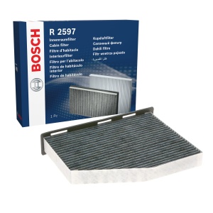 Filtru de carbon activ Bosch R2597 pentru habitaclu - pentru aer curat, eliminare mirosuri