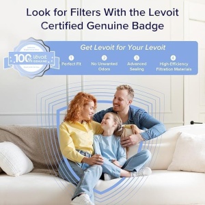 Filtru de inlocuire a toxinelor LEVOIT Core 300 si Core 300S impotriva a 99,97% din evacuarea fumului poluarii aerului, filtru HEPA, filtru si prefiltru cu carbune activ de inalta eficienta, pentru fumatorii care sufera de alergii - Img 10