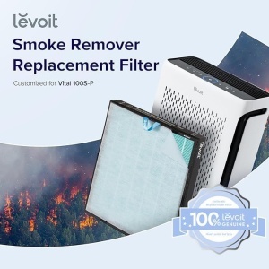 Filtru de schimb Levoit Vital 100S HEPA 3-in-1 Albastru Performanta ridicata - Img 2