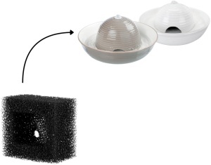 Filtru de schimb pentru fantani de baut 2446624468, 6 bucati, activ carbon - Img 2