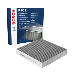 Filtru interior Bosch R5031 cu activ carbon, 208x199x33 mm, compatibil cu Dacia
