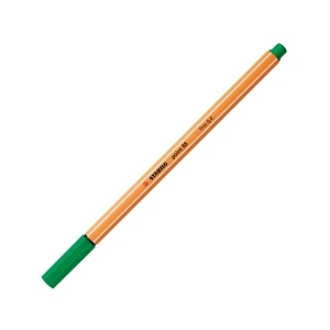 Fineliner STABILO point 88, 0.4 mm, cu varf metalic, culoare portocalie - Img 2