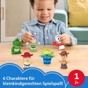 Fisher-Price Little People Set Figurine Disney Pixar Toy Story JLM24 6 personaje pentru copii - Img 2