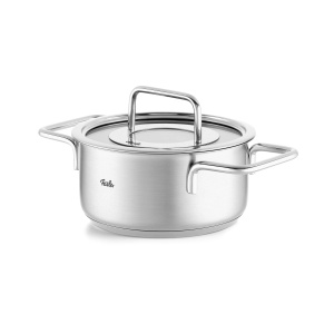 Fissler Pure Collection/Caserola din otel inoxidabil (O 20 cm, 2.4L) Vase cu capac metalic, scalare interioara - inductie - Img 3