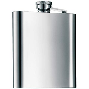 Flacon din otel inoxidabil WMF Manhattan 200ml cu trunchi si 4 pahare in etui din piele - Img 3