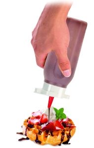 Flacon dozator Tescoma PRESTO 250 ml cu 4 tulle, plastic flexibil - Img 6