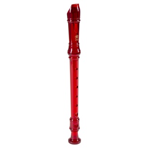 Flaut soprano Yamaha YRS 20BR, culoare translucida rosie, design Baroque
