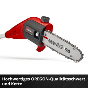 Foarfeca cu acumulator Einhell GC-LC 18/20 Li T-Solo Power X-Change (Li-Ion, 18 V, lungime bara 20 cm, cap motor cu inclinare de 30deg, tija de extensie, angrenaj metalic, fara baterie si incarcator) - Img 6