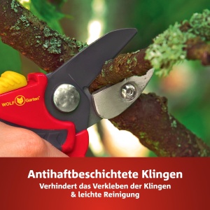 Foarfeca de gradina Wolf Amboss-Gartenschere Premium Plus RS 4000, 25 mm, Ergonomica - Img 4