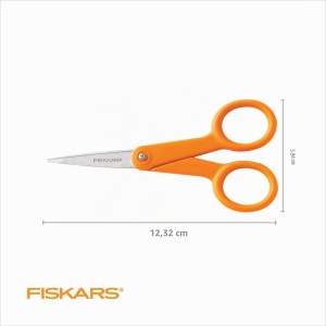 Foarfeca de precizie Fiskars 94817797, 12,7 cm, inox, portocalie - Img 4